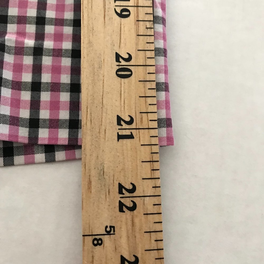 NWOT - Jones New York Sport Stretch Pink Plaid Check Bermuda Shorts - Picture 14 of 14